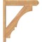 Ekena Millwork Balboa Smooth Craftsman Outlooker, Western Red Cedar, 5 1/2"W x 24"D x 28"H OUT06X24X28BOA04SWR - alternate 2